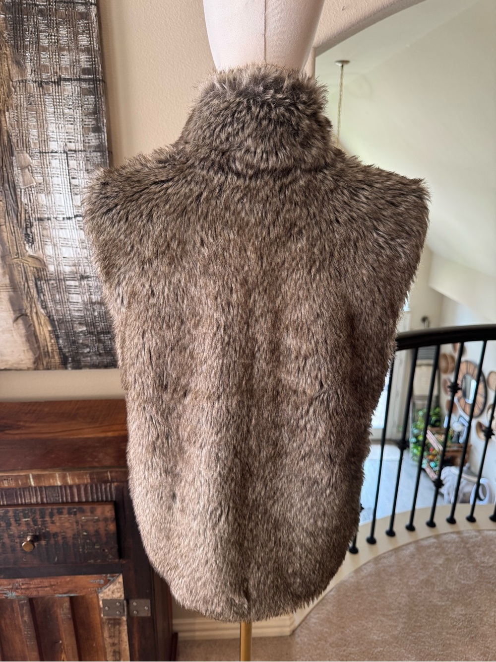 Arianna by Howard’s Faux Fur Vest - Picture 7 of 12